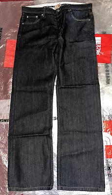 NEW Vintage Men's DOLCE GABBANA Jeans 38x35 D&G Denim Pants Indigo Black Size 38 • $199.99