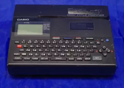 Casio Disc Title Printer Thermal CW-K85 No Power Cord Tested • $37.95