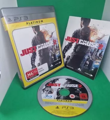 Just Cause 2 PS3 PlayStation 3 Game Complete Manual - Very Good Condition • $12.99
