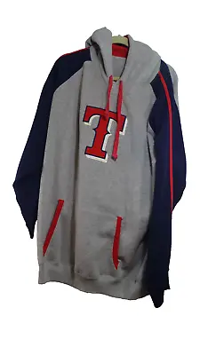 NWT-Men's Stitches Gray Texas Rangers Team Logo Pullover Hoodie • $29.95