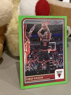 NBA 2023-24 Panini Hoops Neon Green Parallel Chicago Bulls DeMar DeRozan • $1.55