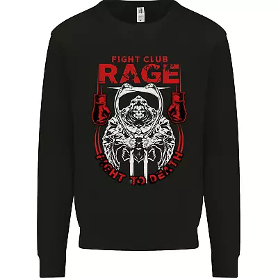 Fight Rage MMA Mixed Martial Arts Muay Thai Mens Sweatshirt Jumper • $26.51