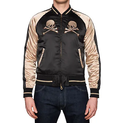 MASTERMIND JAPAN For  CROWS ZERO II  Theater8 Black-Gold Silk Jacket Size L • $1345.50
