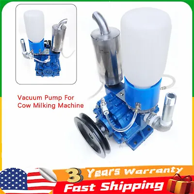 Vacuum Pump Cow Milking Machine For Cow Goat Milker Bucket Tank Barrel 250 L/min • $118.75