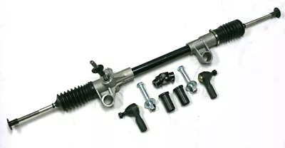 74-78 Mustang II Manual Rack And Pinion W Tie Rod Ends Bushings Bolts U Joint • $147.87