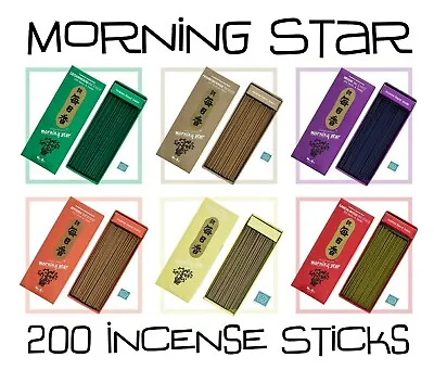 MORNING STAR *200 Incense Joss Sticks By Nippon Kodo *Fragrance Japanese Insence • £29.95