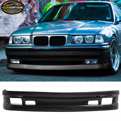 Fits 92-98 BMW E36 AC Style Front Bumper Lip Spoiler Unpainted PU • $129.99