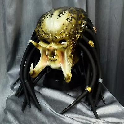 Classic Predator Mask Monster AVP Movie Full Latex Costume Cosplay Halloween • $330