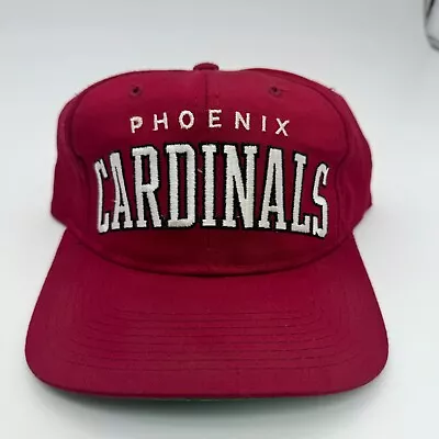 Vtg 90s Phoenix Cardinals Nfl Starter Retro Sports Snapback Hat Red Embroidered • $59.99