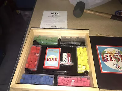 Risk Continental Game Nostalgia Game Series Vintage Wooden Box 2003 COMPLETE • $21