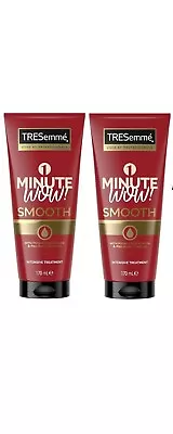 2x TRESemme Smooth 1 Minute WOW Intensive Hair Treatment - 2x 170ml - New • £10.25