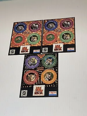 1995 Save The Tiger Fund  Tiger POGS-Exxon Never Used • $7.71