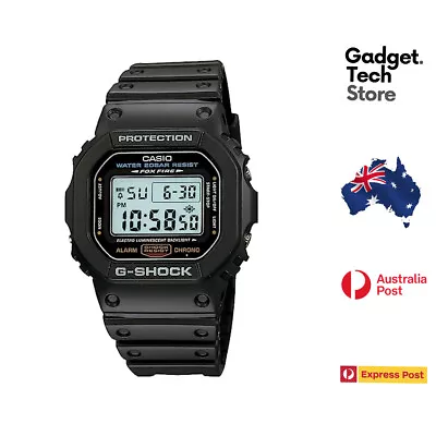 Casio G-Shock DW5600E-1V Classic Core Digital Black Retro Sports Mens Watch • $129.88