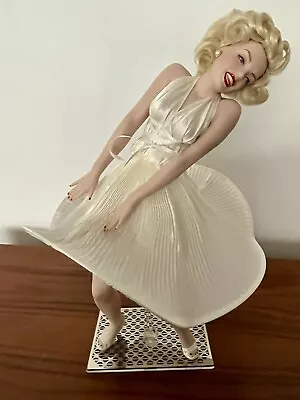 Vintage Franklin Mint Porcelain Heirloom Doll Marilyn Monroe The Seven Year Itch • $65