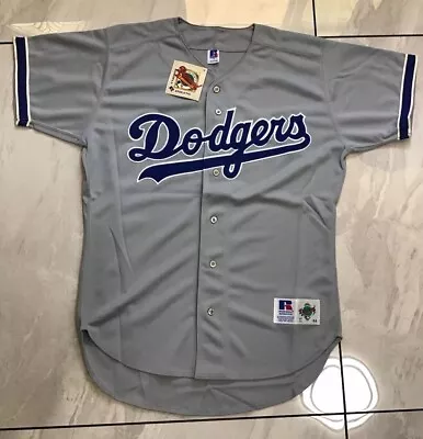 NWT!  Vtg 90s LOS ANGELES DODGERS AUTH. RUSSELL ATHLETIC Jersey Sz 44 Polyester • $43