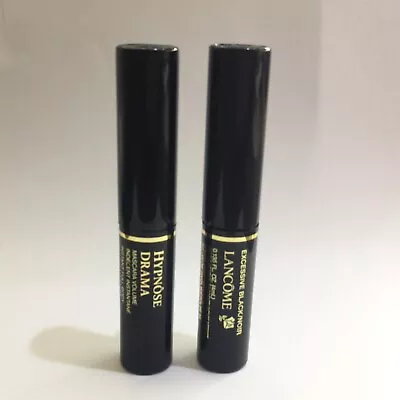 2 Lancome Hypnose Drama  Mascara  Black .135oz Travel  NEW Lot Of 2 FRESH • $14.21