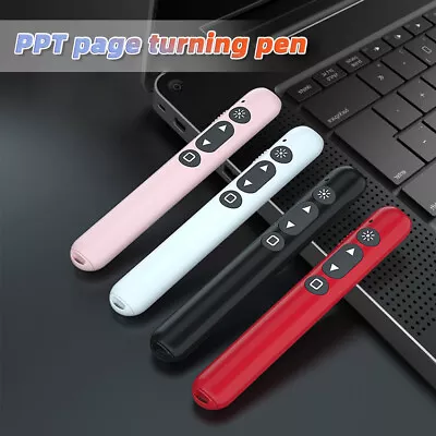£9.35 • Buy For PC Power Point Presentation Remote Wireless Presenter Laser Pointer Clicker