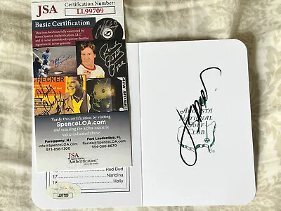 Jordan Spieth Signed Autograph Augusta National Scorecard - Masters Champion Jsa • $199