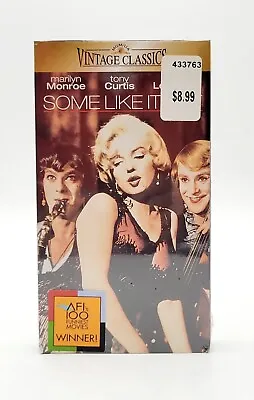 Some Like It Hot VHS Marilyn Monroe New Sealed  • $6.49