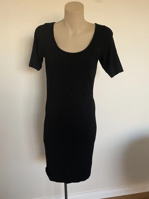 $8 • Buy ASOS Maternity Black T Shirt Dress