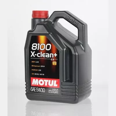 Motul 5W30 Engine Oil 8100 X-Clean Plus 100% Synthetic 5L MO8100XCNP5W30005 • $103.95