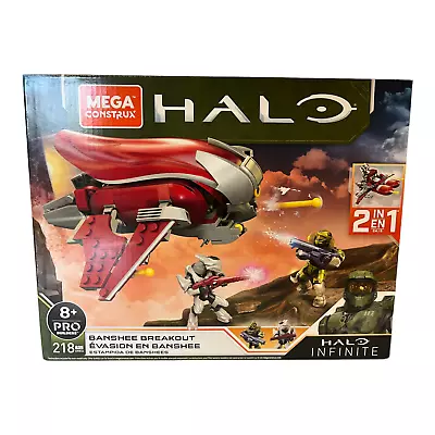 Mega Construx Halo Infinite Vehicle - Banshee Breakout Building Set Master Chief • $39.29