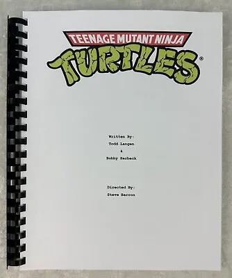 Teenage Mutant Ninja Turtles Full Movie Script 1990 Film • $21.99