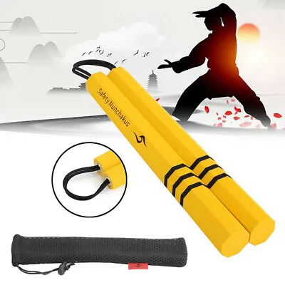 EVA Foam Nunchucks Nunchaku Martial Arts Karate Training Nunchakus Stick Safety • $36.99