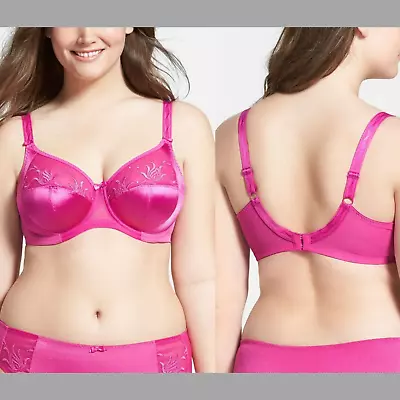 NWT Elomi Caitlyn Underwire Bra Pink In Camelia Pink [ SZ US 40K ] #H87 • $39.99