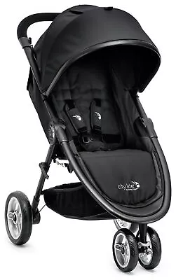 City Lite Baby Jogger Pushchair Stroller Pram Birth To 3 Years - Black • £79.99