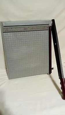  Vintage Premier Martin Yale The Trimmer People Office Craft Paper Cutter 12  • $12