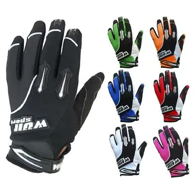 Wulfsport Adult Motocross Stratos Gloves MX Off Road Motorcross Glove • £12.74