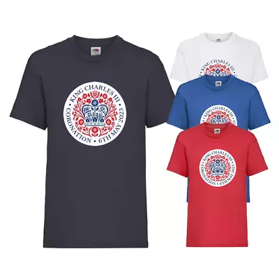Unisex T-Shirt King Charles Monarch Coronation Union Jack Gift Short Sleeve Tee • £13.99