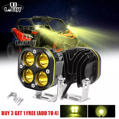 3inch Spot Beam LED Amber Pods Work Light Offroad Driving Fog Lamp For ATV UTV • $16.86