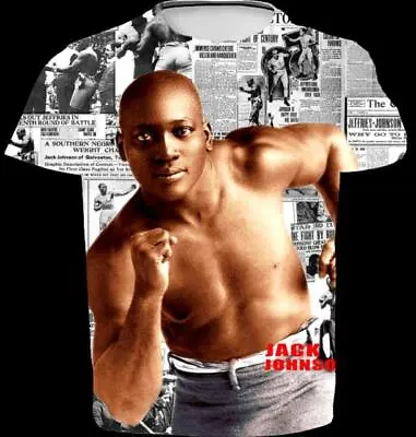 $21.99 • Buy Jack Johnson Boxing Champ T-shirt, Ali, Joe Louis, Sugar Ray Robinson, Frazier
