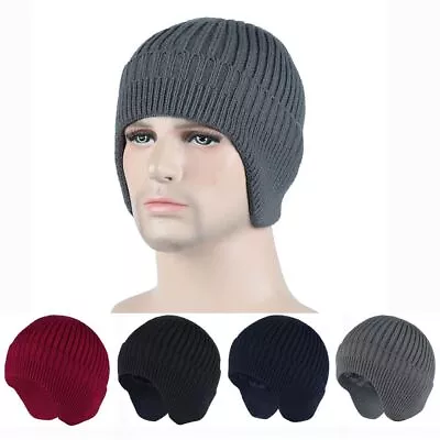 $13.87 • Buy Cycling Thicken Warm Cap Wool Beanie Hat Winter Knitted Hat Woolen Yarn Hat