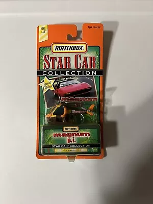 MAGNUM P. I.  T. C.'s HELICOPTER  1998 MATCHBOX STAR CAR COLLECTION  NEW On Card • $6