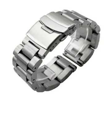 Chunky Heavy Stainless Steel Bracelet Strap For Citizen Eco-zilla  24mm.....new  • $73.36
