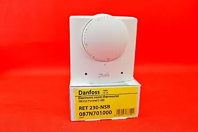 Danfoss RET 230NSB Room Thermostat 087N701000 Night Setback FREE P&P • £44