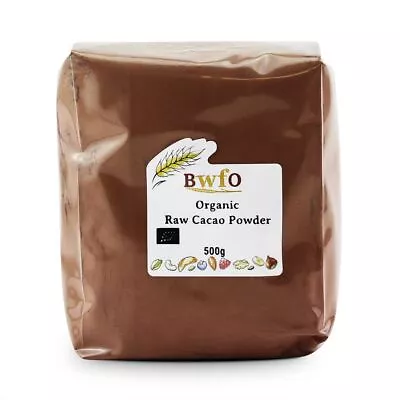 Organic Raw Cacao Powder 500g | BWFO | Free UK Mainland P&P • £10.36