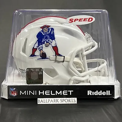 $32.88 • Buy New England Patriots 1982-1989 Riddell NFL Speed Throwback Mini Helmet