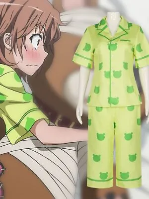 For To Aru Kagaku No Railgun Misaka Mikoto Pajamas Cosplay Uniform Costume Props • $30.99