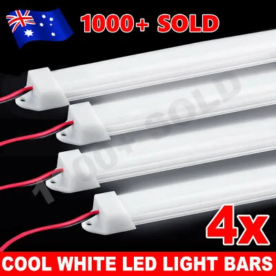 $16.95 • Buy 4x LED Strip Lights Bar Car 12V Caravan Boat Fishing Camping Light Interior Lamp