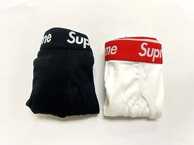 100% Authentic Supreme X Hanes Underwear Lable Boxer Briefs (1 Boxer ONLY) • $19.45