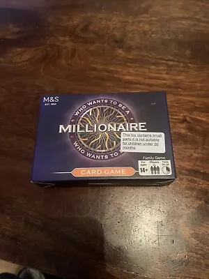 Who Wants To Be A Millionaire Card Game 14+ Marks And Spencers Complete 2019 • £9.99