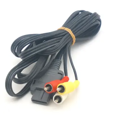 Nintendo Official OEM Video AV Composite Cable For Super SNES Gamecube N64 Used • $15.79