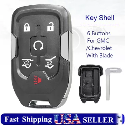 Remote Key Shell Fob For Chevrolet Suburban Tahoe GMC Yukon 2015 2016 2017 2018 • $9.89