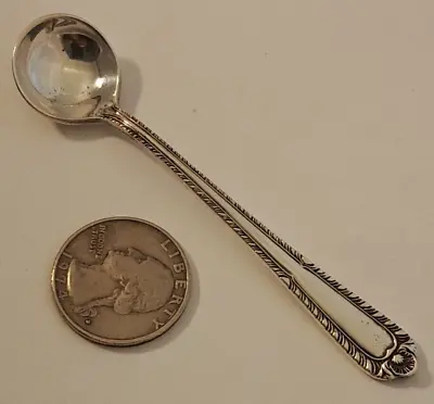 GADROON By International Sterling Silver MASTER SALT SPOON 3 5/8  No Mono NICE • $45