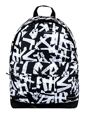 Quiksilver Everyday Poster Backpack 25L Black/White - Break The Cycle EQYBP03406 • £24.99