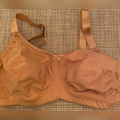 Anita Bra Women’s 36D Mastectomy  Beige Cotton Blend Back Closure NWT • $17.77